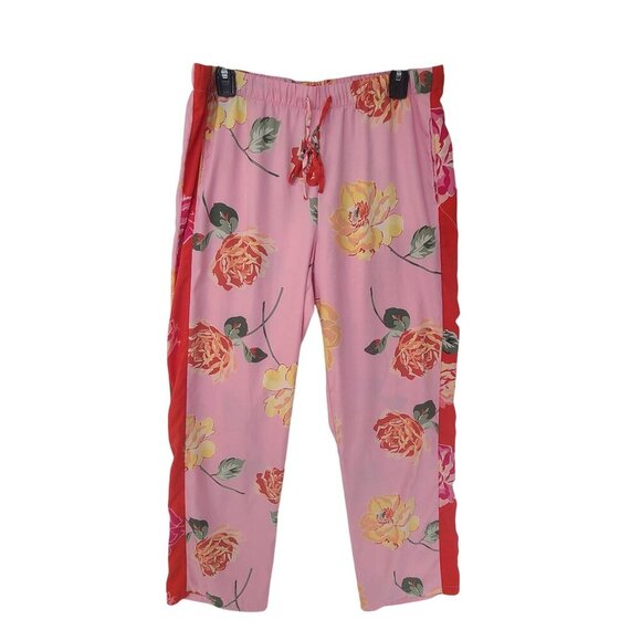 Victoria's Secret Women's Loungewear Pajama Bottoms Pink Floral Print Size Large - Picture 2 of 7